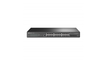 TP-LINK | 24-Port 10/100/1000Mbps Desktop Network Switch | SG3428X | Managed L2+ | Rackmountable | SFP+ ports quantity 4 | Power supply type External