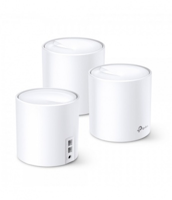 Whole-Home Wi-Fi System | Deco X20(3-pack) | 802.11ac | 1201 Mbit/s | 10/100/1000 Mbit/s | Ethernet LAN (RJ-45) ports 2 | Mesh Support Yes | No mobile broadband | Antenna type Internal