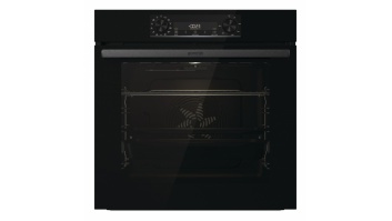 Gorenje | Oven | BOS6737E06FBG | 77 L | Multifunctional | EcoClean | Mechanical control | Steam function | Convection | Height 59.5 cm | Width 59.5 cm | Black