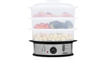 Tristar | Food Steamer | VS-3914 | Silver | 1200 W | Capacity 11 L | Number of baskets 3