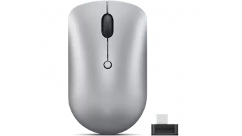 Lenovo | Wireless Compact Mouse | 540 | Red optical sensor | Wireless | 2.4G Wireless via USB-C receiver | Cloud Grey | 1 year(s)