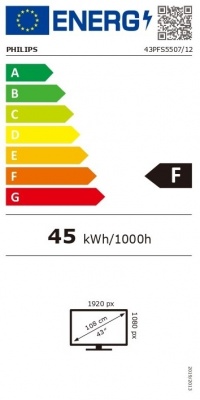 Philips | LED Full HD TV | 43PFS5507/12 | 43" (108 cm) | Full HD LED | Black