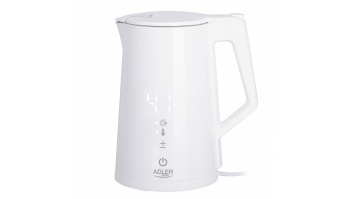 Adler | Kettle | AD 1345w | Electric | 2200 W | 1.7 L | Stainless steel | 360° rotational base | White