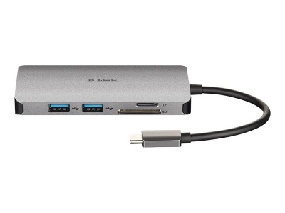 D-Link | 8-in-1 USB-C Hub with HDMI/Ethernet/Card Reader/Power Delivery | DUB-M810 | USB hub | USB Type-C