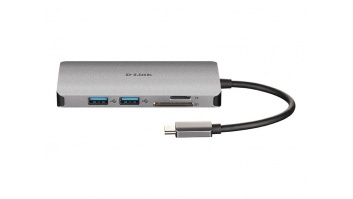 D-Link | 8-in-1 USB-C Hub with HDMI/Ethernet/Card Reader/Power Delivery | DUB-M810 | USB hub | USB Type-C