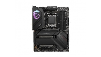 MSI | MPG X670E CARBON WIFI | Processor family AMD | Processor socket AM5 | DDR5 DIMM | Memory slots 4 | Supported hard disk drive interfaces 	SATA, M.2 | Number of SATA connectors 6 | Chipset AMD X670 | ATX