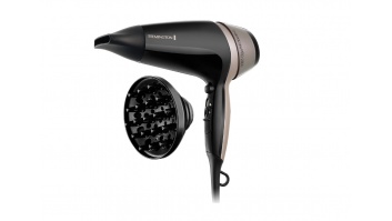 Remington | Hair Dryer | Thermacare PRO 2300 D5715 | 2300 W | Number of temperature settings 3 | Ionic function | Diffuser nozzle | Black