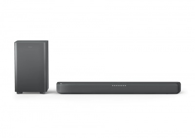 Jaunums! Akcija! PHILIPS SoundBar 2.1 skaļrunis 120W, melns