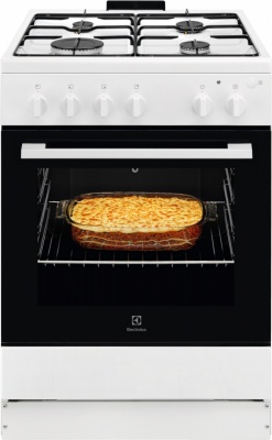Akcija! Electrolux gāzes plīts ar gāzes cepeškrāsni, 60cm