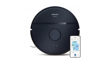 Jaunums! PHILIPS 2000. sērijas Putekļsūcējs robots ar mazgāšanas funkciju, Pusnakts zils