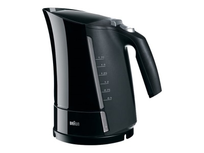 Braun | Kettle | WK500BK Multiquick 5 | Standard | 3000 W | 1.7 L | Plastic | 360° rotational base | Black