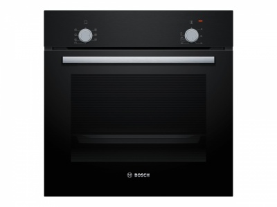 Bosch Oven | HBF010BA0 | 66 L | Electric | Manual | Knobs | Height 59.5 cm | Width 59.4 cm | Black