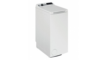 Whirlpool veļas mašīna | TDLRB 7232BS EU | Energoefektivitātes klase D | Iekraušana no augšas | Mazgāšanas jauda 7 kg | 1200 RPM | Dziļums 60 cm | Platums 40 cm | LED | Balts