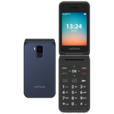 myPhone Flip LTE (Black) Single SIM 2.8" TFT 240x320/128MB/48MB RAM/SD Card/4G LTE