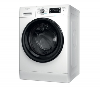 Whirlpool veļas mašīna | FFB 8469 BV EE | Energoefektivitātes klase A | Priekšējā iekraušana | Mazgāšanas jauda 8 kg | 1400 RPM | Dziļums 63 cm | Platums 59,5 cm | Displejs | LED | Tvaika funkcija | Balts