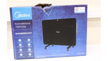 SALE OUT. Midea NDK15-15MR Convection Heater, Black | Midea | Convection Heater | NDK15-15MR | Convection Heater | 1500 W | Number of power levels 3 | Black | DAMAGED PACKAGING | IPX4