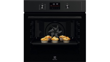 Akcija! Electrolux 600.sērijas cepeškrāsns (iebūv.), 72l, melna