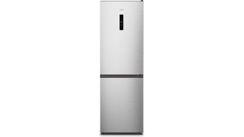 Gorenje Ledusskapis/saldētava | N619EAXL4 | Brīvi stāvošs | 186 cm | Apakšējā saldētava | Ledusskapja neto tilpums 207 litri | Saldētavas neto tilpums 97 litri | Automātiskā atkausēšana | E klase | Sudrabs