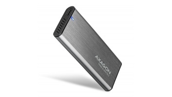 AXAGON External USB-C 3.2 Gen 2 metal box for M.2 NVMe & SATA SSD disks