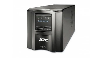 APC Smart-UPS, LINE Interactive, 750VA, Tower, 230V, 6x IEC C13 sockets, SmartConnect port+SmartSlot, AVR, LCD, Black