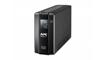 APC Back-UPS Pro, 650VA/390W, Tower, 230V, 6x IEC C13 outlets, AVR, LCD, User Replaceable Battery, Black