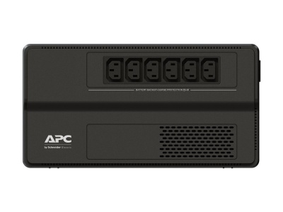 APC Easy UPS, 1000 VA, floor/wall mounted, 230V, 6x IEC C13 sockets, AVR, Black