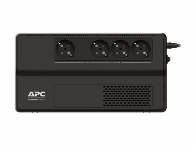 APC Easy UPS, 500VA, floor/wall mount, 230V, 4x CEE 7/3 Schuko sockets, AVR, Black