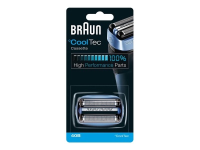 Braun | CoolTec Combi Pack Cassette replacement head | 40B | Blue | Number of shaver heads/blades 1