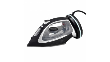 Adler Steam Iron | AD 5043 | Steam Iron | 2800 W | Water tank capacity 300 ml | Continuous steam 30 g/min | Steam boost performance 42 g/min | Black/Silver