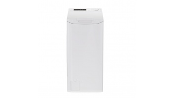 Candy Washing Machine | TCA063D3-S | Energy efficiency class C | Top loading | Washing capacity 6 kg | 1000 RPM | Depth 60 cm | Width 41 cm | Display | Digit | White