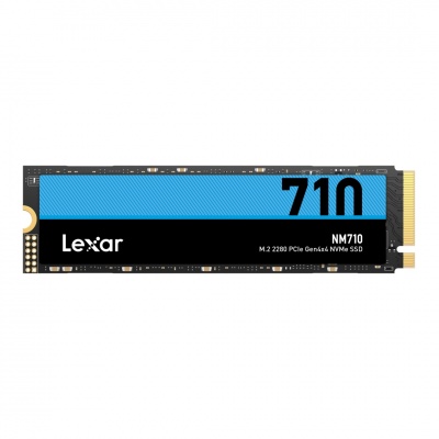 Lexar | M.2 NVMe SSD | NM710 | 2000 GB | SSD form factor M.2 2280 | Solid-state drive interface PCIe Gen4x4 | Read speed 4850 MB/s | Write speed 4500 MB/s