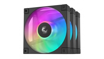 Deepcool R-FD12-BKAPN3-G ARGB-3 IN 1 Performance 120mm Fan Black 3-Pack