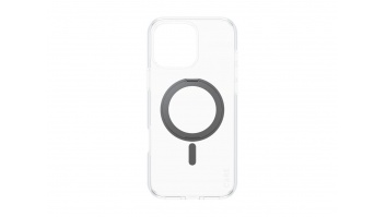 CARE by PanzerGlassFeature Case Transparent w. Black Kickstand & MagSafe iPhone 16 Pro Max | CARE