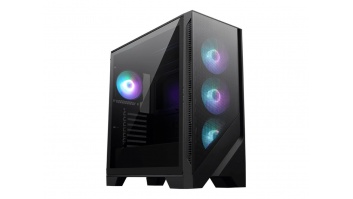 MSI PC Case | MAG FORGE 321R AIRFLOW | Side window | Black | Mid-Tower | Power supply included No | ATX