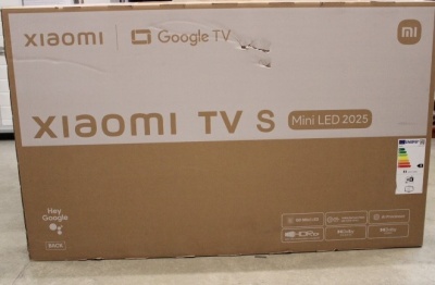 Xiaomi | TV | S Mini LED 2025 | 55 | Smart TV | Google TV | UHD | Black | DAMAGED PACKAGING AS DEMO