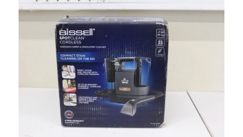SALE OUT. Bissell SpotClean Cordless EU, Carpet and Upholstery Cleaner | Bissell | SpotClean EU, Carpet and Upholstery Cleaner | 3681N | Cordless operating | Washing function | 25.9 V | Operating time (max) 35 min | Black | Warranty 24 month(s) | DAMAGED 