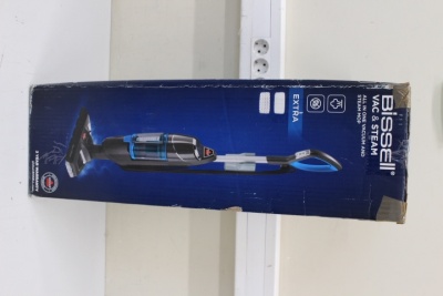 SALE OUT. Bissell Vac&Steam Steam Cleaner | Bissell | Vacuum and steam cleaner | Vac & Steam | Power 1600 W | Steam pressure Not Applicable. Works with Flash Heater Technology bar | Water tank capacity 0.4 L | Blue/Titanium | DAMAGED PACKAGING,USED, SCRAT