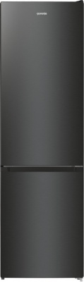 Gorenje | Ledusskapis/saldētava | NRK6202EBXL4 | Brīvi stāvošs | 200 cm | Apakšējā saldētava | Ledusskapja neto tilpums 235 litri | Saldētavas neto tilpums 96 litri | Automātiskā atkausēšana | E klase | Melns