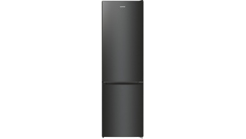 Gorenje | Ledusskapis/saldētava | NRK6202EBXL4 | Brīvi stāvošs | 200 cm | Apakšējā saldētava | Ledusskapja neto tilpums 235 litri | Saldētavas neto tilpums 96 litri | Automātiskā atkausēšana | E klase | Melns