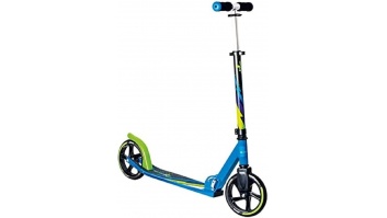 Akcija! Muuwmi Aluminium Scooter skrejritenis 205 mm,zaļš-zils - melns