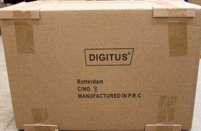 SALE OUT. Digitus Charging trolley, 16 charge bases, 14", black 384 x 550 x 375 mm, electr. lock, incl. USB, fan | Digitus | Black | USED, SCRATCHES ON CORNERS
