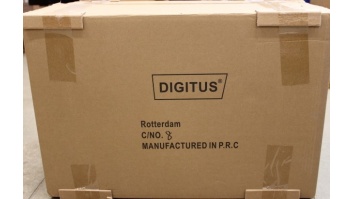 SALE OUT. Digitus Charging trolley, 16 charge bases, 14", black 384 x 550 x 375 mm, electr. lock, incl. USB, fan | Digitus | Black | USED, SCRATCHES ON CORNERS