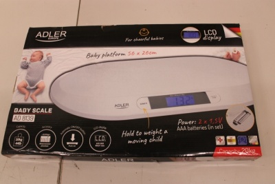 SALE OUT. Adler AD 8139 Child Scale | Adler | Adler AD 8139 | Maximum weight (capacity) 20 kg | Accuracy 10 g | White | DAMAGED PACKAGING, SCRATCHED