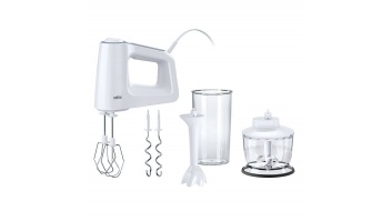 Braun | MultiMix 3 Hand Mixer | HM 3135 WH | Hand Mixer | 500 W | Number of speeds 5 | Turbo mode | White