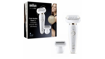 Braun Epilator | Silk-épil 9 Flex SES9006 | Number of power levels 2 | Wet & Dry | White