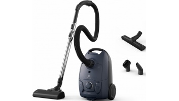 Jaunums! Akcija! Electrolux 500 sērijas putekļu sūcējs ar maisiņu 750 W, zils