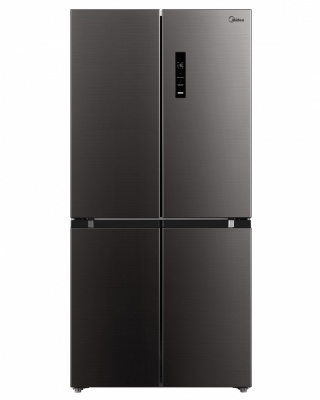 Midea Refrigerator | MDRF632FIE28 | Energy efficiency class E | Free standing | Side by side | Height 177.5 cm | No Frost system | Fridge net capacity 305 L | Freezer net capacity 169 L | Display | 35 dB | Black