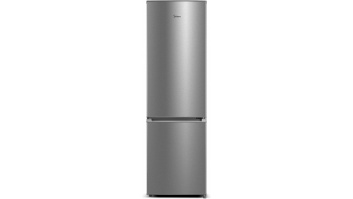 Midea Refrigerator | MERB276FGE02A | Energy efficiency class E | Free standing | Combi | Height 180 cm | No Frost system | Fridge net capacity 199 L | Freezer net capacity 71 L | 41 dB | Stainless steel