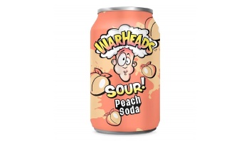Gāzēts atspirdzinošais dzēriens WARHEADS (PEACH), 330ml