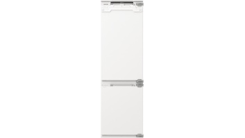Gorenje Ledusskapis/saldētava | NRKI517E82WF | Iebūvēts | 177,2 cm | Apakšējā saldētava | Ledusskapja neto tilpums 176 litri | Saldētavas neto tilpums 76 litri | Automātiskā atkausēšana | E klase | Balts